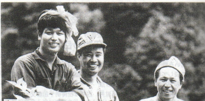 昭和４０年、黒部丸山東壁初登攀の合宿より