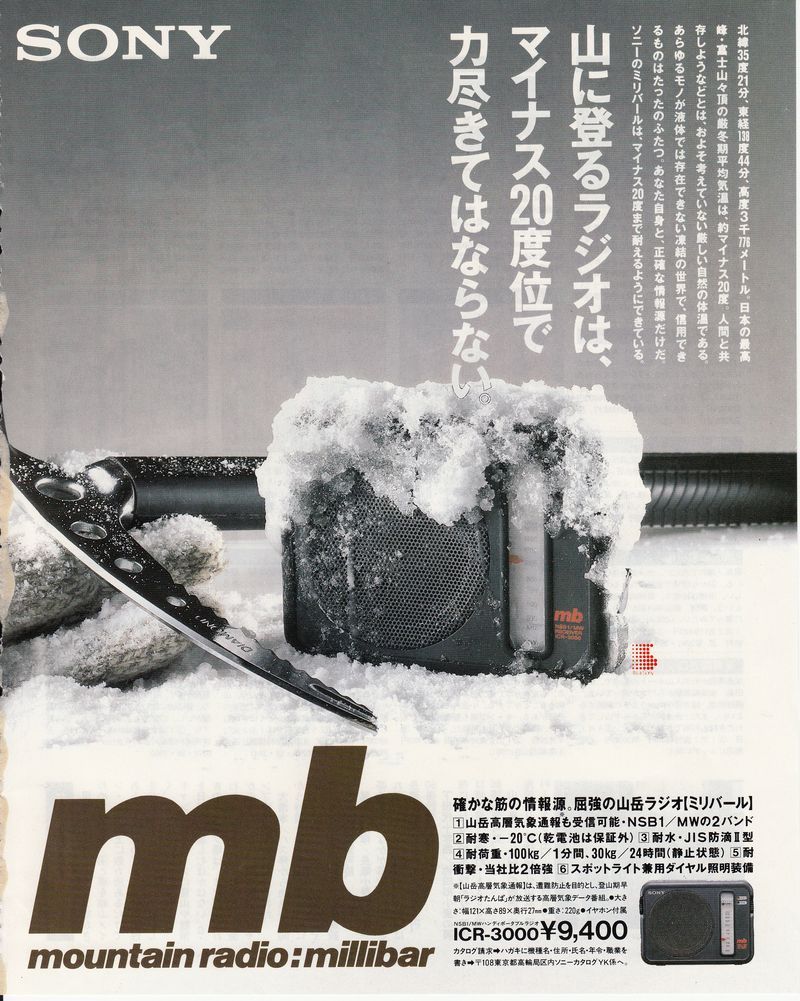 SONY ミリバール