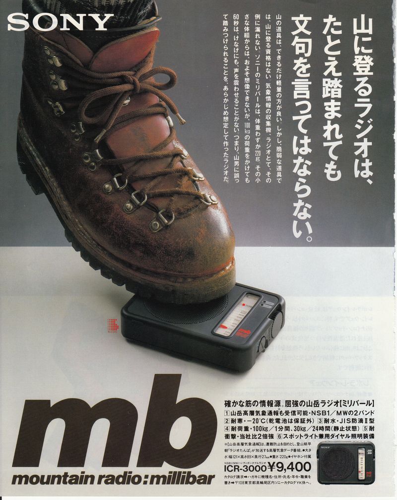 SONY ミリバール